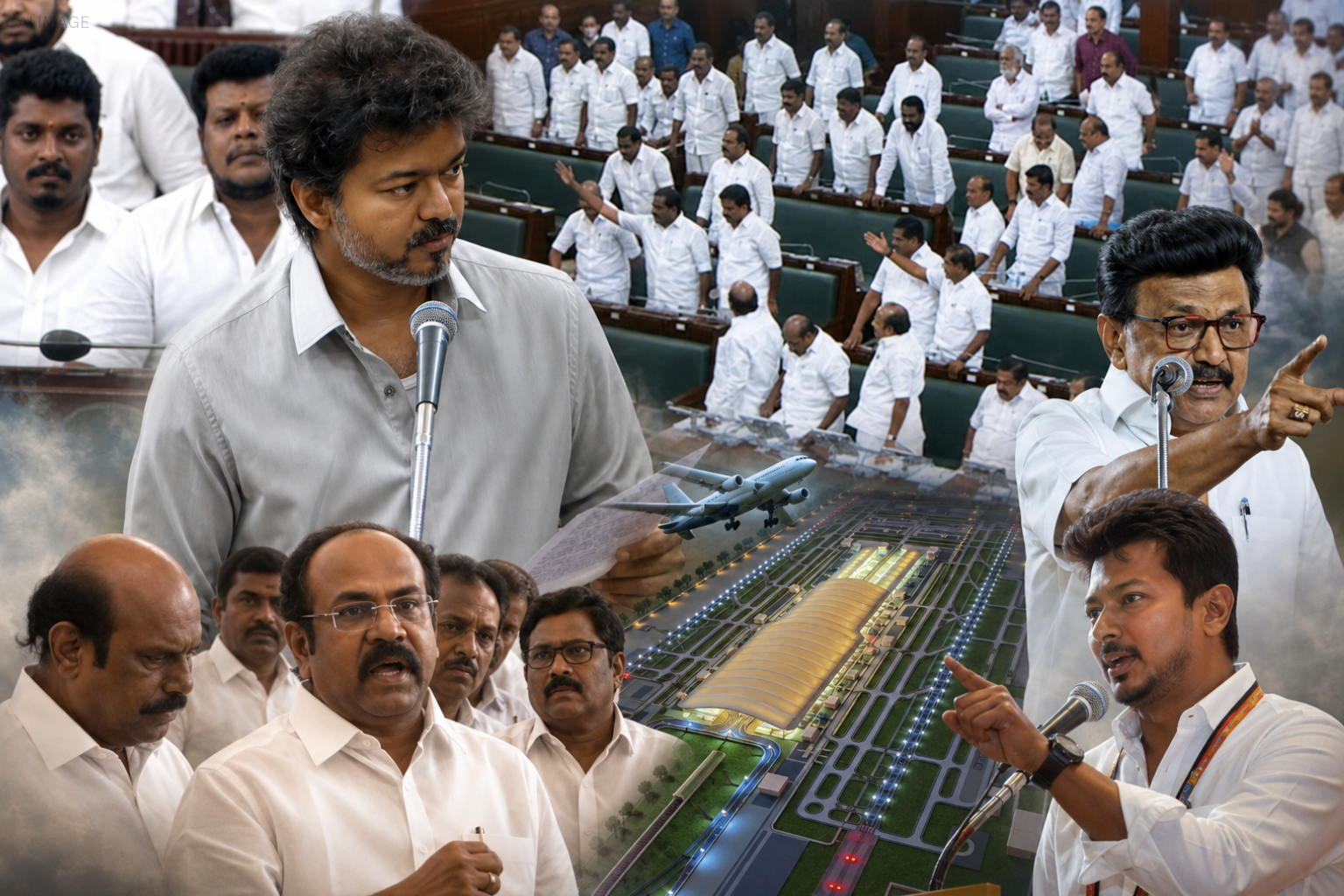 பரந்தூர் ஏர்போர்ட் ரத்து: முதல்வரின் அறிவிப்புக்கு திமுக கடும் எதிர்ப்பு!