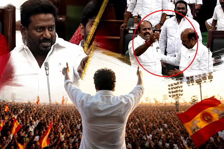 ‘உருட்டல் மிரட்டலுக்கு பயப்படாது தவெக!’ – சட்டசபையில் அமைச்சர் ராஜ்மோகன்