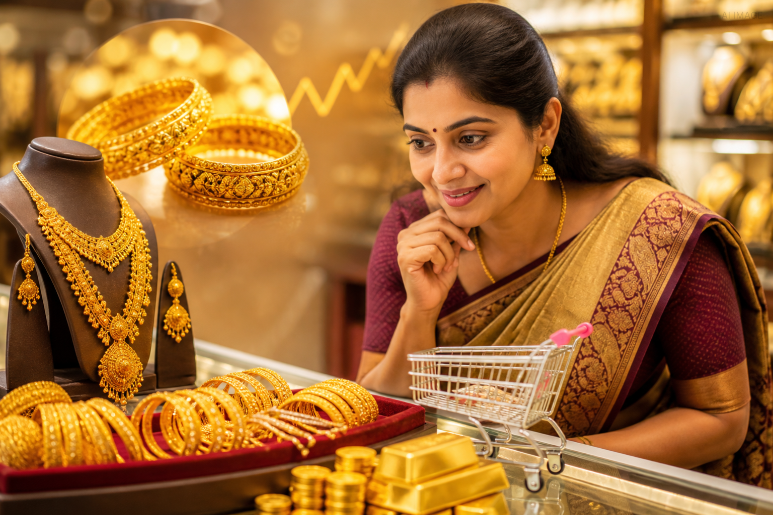 தங்கம் விலை இன்று மற்றம் இல்லை! கூடுமா, குறையுமா என்ற குழப்பத்தில் பெண்கள்...