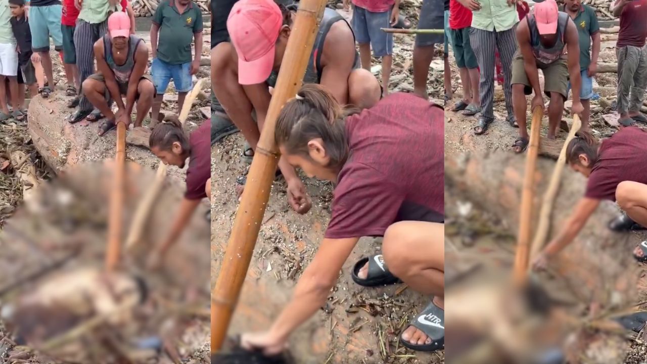 பேரழிவிலும் ஓயாத பேராசை.. சடலத்திலிருந்து நகை திருடும் அதிர்ச்சி வீடியோ!