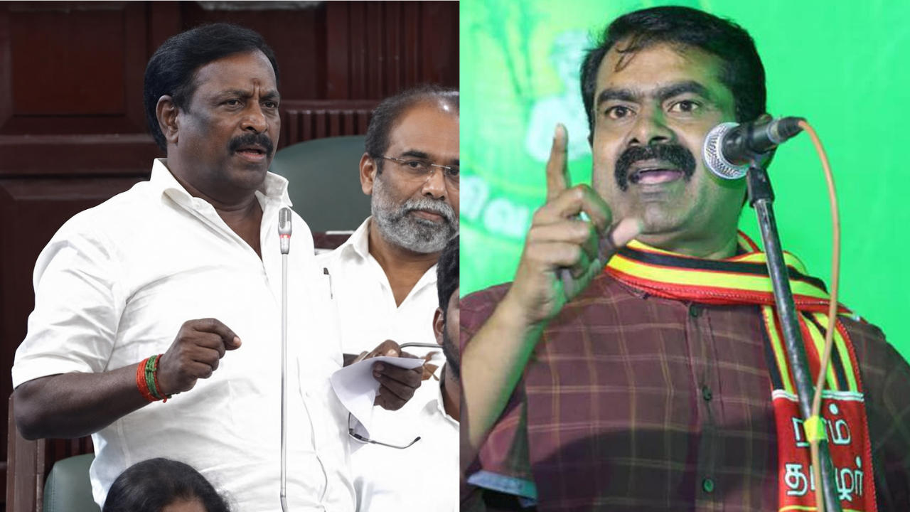 இது நல்ல கை? அது கெட்ட கையா?... TVK MLAவை வெளுத்து வாங்கிய சீமான்!