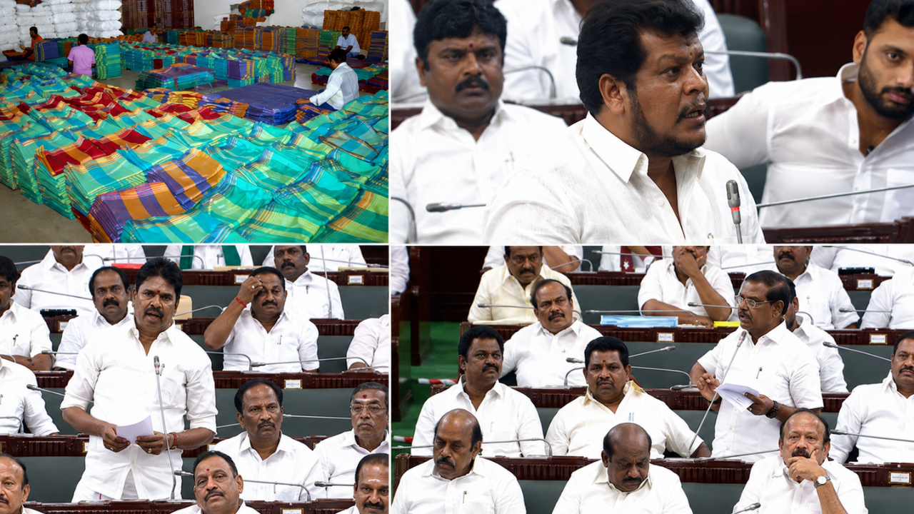 4 முழ வேஷ்டி விவகாரம்... திமுகவுக்கு அமைச்சர் விஜய் பாலாஜி சவால்!