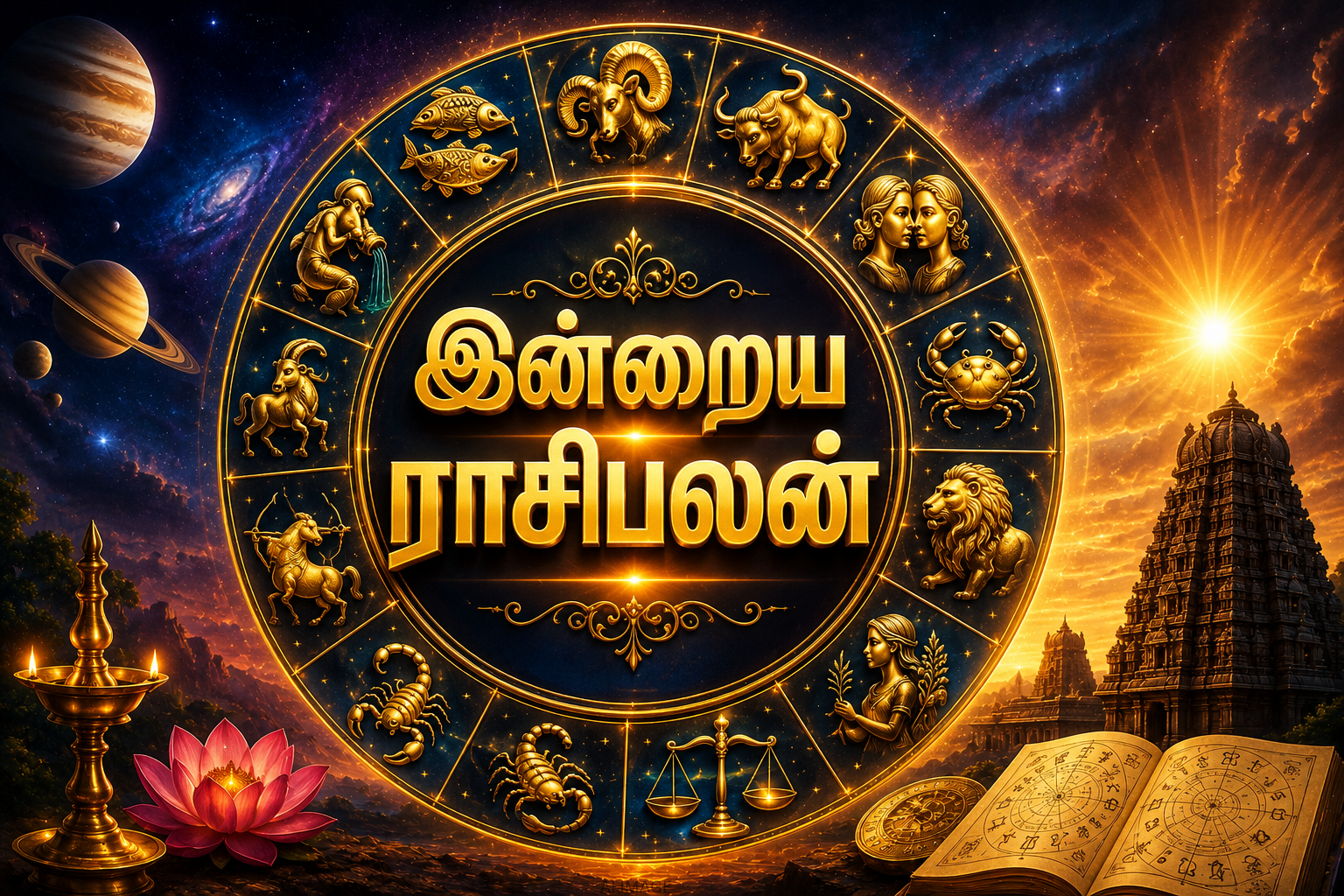 இன்று யாருக்கு அதிர்ஷ்டம் கைகொடுக்கும்? 12 ராசிகளின் பலன்கள்...