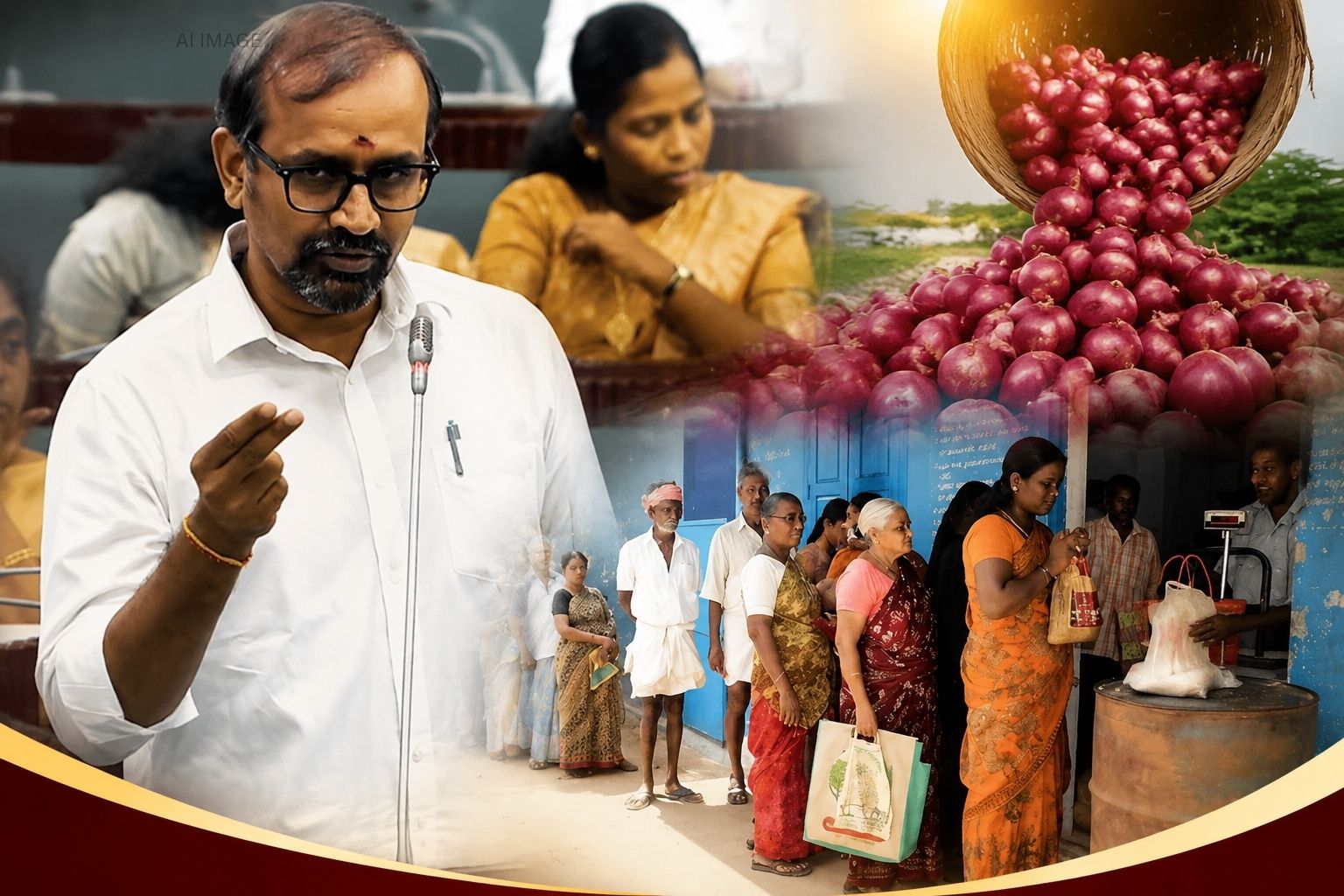 இல்லத்தரசிகளுக்கு குட் நியூஸ்... வெங்காய விலை உயர்வுக்கு செக் வைத்த விஜய் !