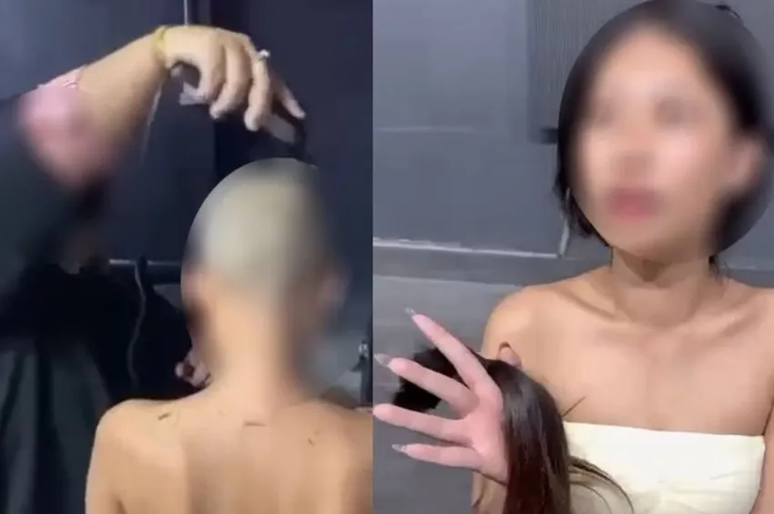 பில் காட்டாத இளம் பெண்.. மொட்டை அடித்து அனுப்பிய பார் ஓனர்!