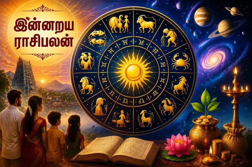இன்றைய நாள் எப்படி இருக்கும்? 12 ராசிகளுக்கான முழு பலன்கள்!
