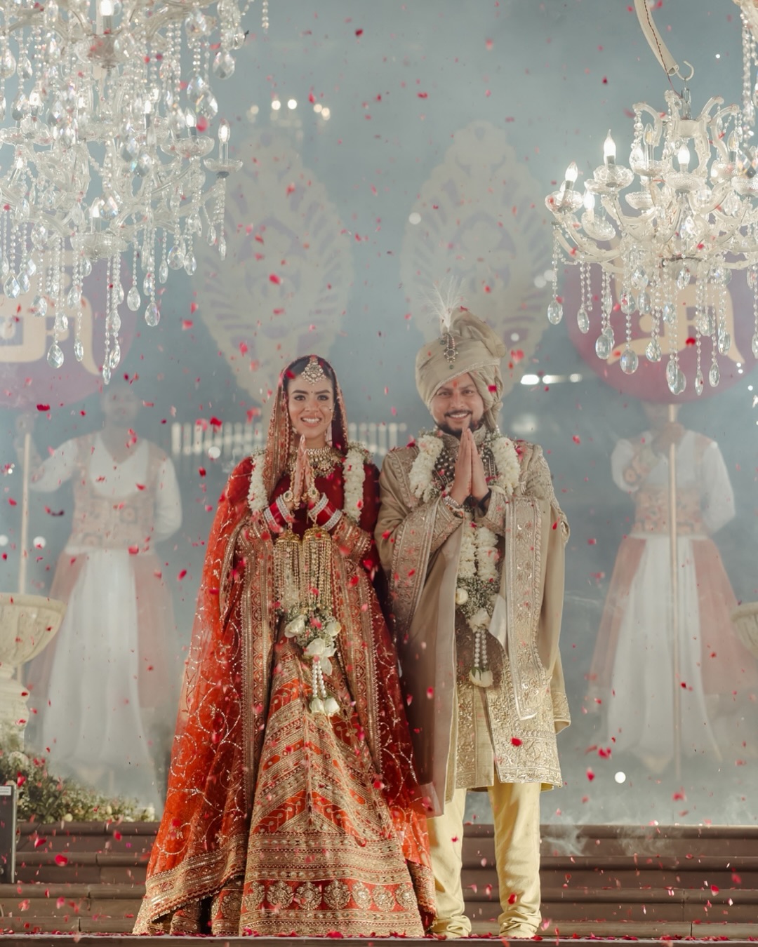 குல்தீப் யாதவ் - வன்ஷிகா திருமண க்ளிக்ஸ்!