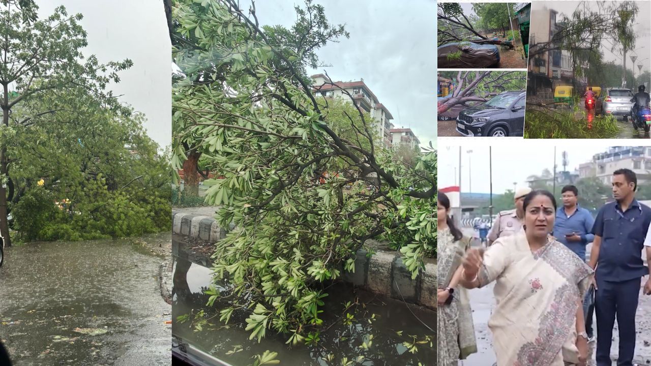 Delhi Rains: தலைநகரை புரட்டிப் போட்ட கனமழை..4 பேர் உயிரிழப்பு..போக்குவரத்து சேவை பாதிப்பு