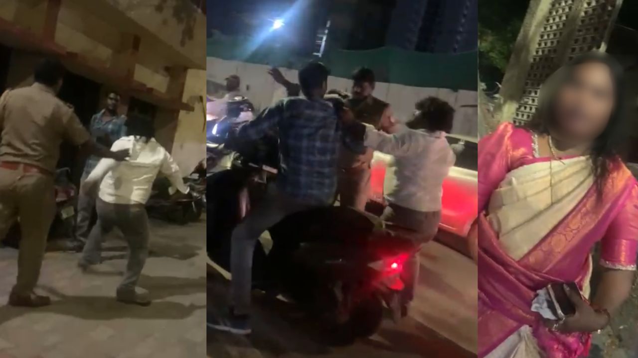 கணவருடன் பைக்கில் சென்ற மனைவி.. ஆபாச சைகை காட்டிய காவலர் மீது வழக்குப்பதிவு! 