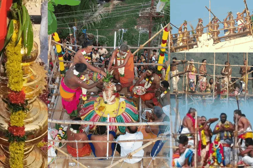   17 ஆண்டுகளுக்கு பின் காரைக்கால் அம்மையார் கோயில் கும்பாபிஷேகம்.. ஏராளமான பக்தர்கள் பங்கேற்பு!