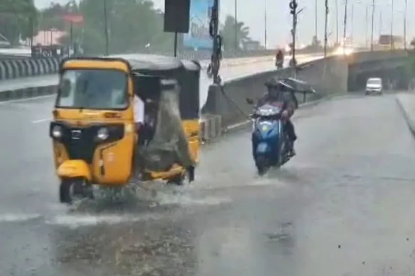 சென்னையில் இடி மின்னலுடன் மழைக்கு வாய்ப்பு...எச்சரிக்கை விடுத்த வானிலை ஆய்வு மையம்