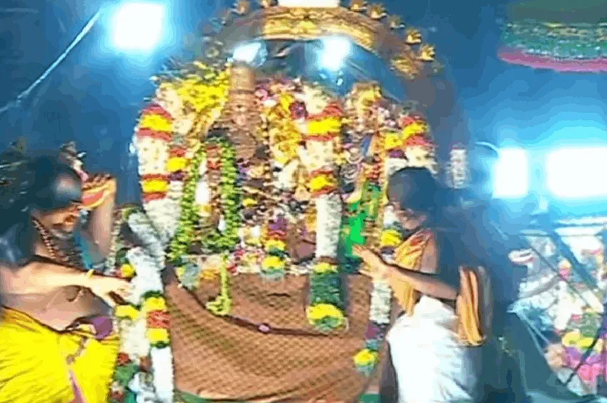மதுரை சித்திரை பெருவிழா: தங்க, வெள்ளி வாகனத்தில் அருள்பாலித்த அம்மன்!