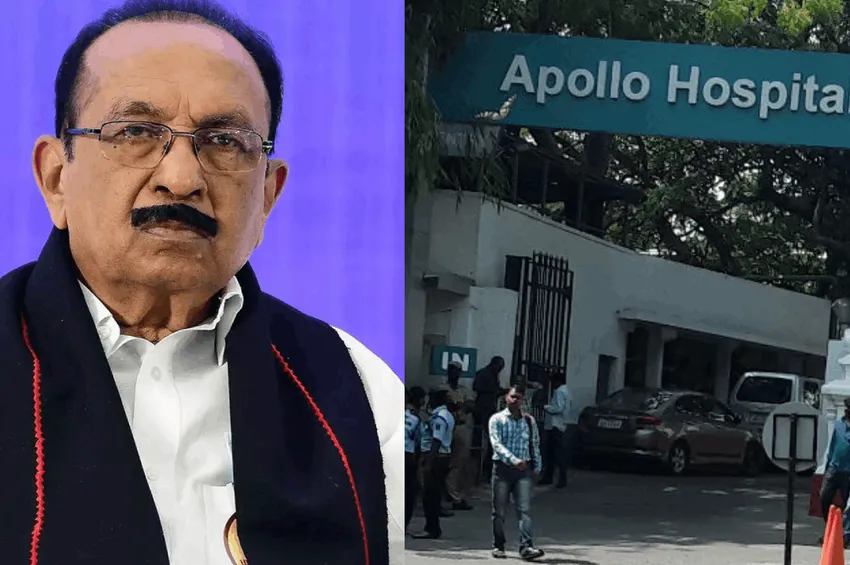 வழுக்கி விழுந்த வைகோ... காயங்களுடன் மருத்துவமனையில் அனுமதி.. 