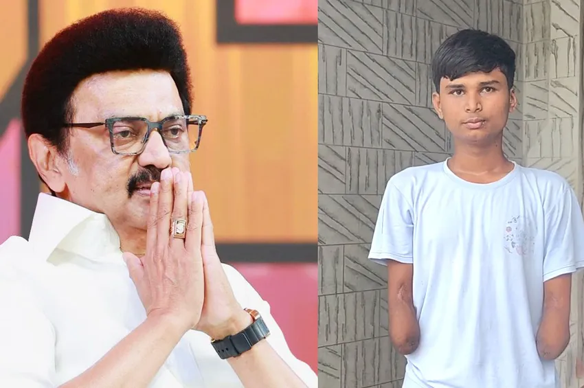  “கண்ணீர் வேண்டாம் தம்பி”- மாற்றுத்திறனாளி மாணவனுக்கு உதவிக்கரம் நீட்டிய முதல்வர் 