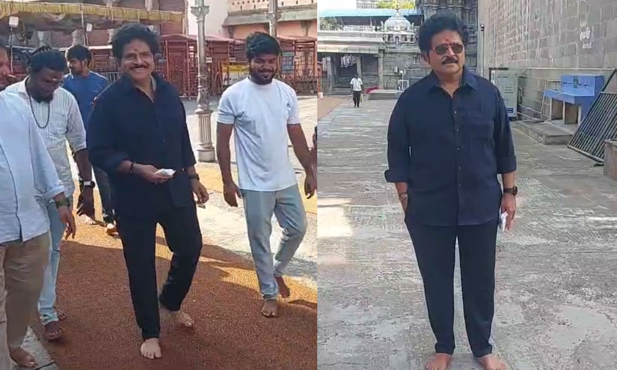  அண்ணாமலையார் கோவிலில் பிரபல நடிகர் சாமி தரிசனம்...செல்ஃபி எடுத்துக்கொண்ட பக்தர்கள் 
