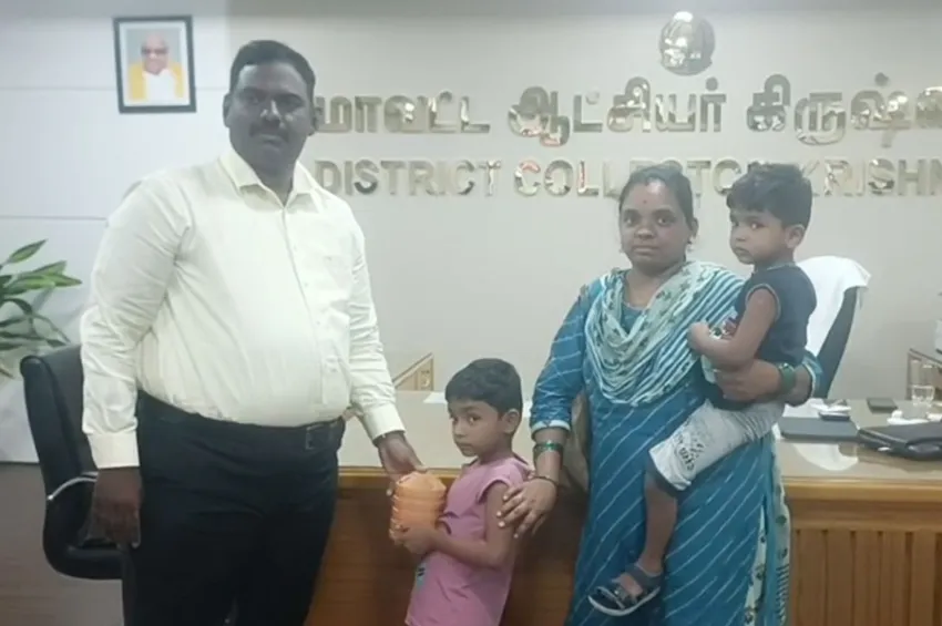 india vs pakistan : இந்திய ராணுவத்திற்கு உண்டியல் பணத்தை கொடுத்த சிறுவர்கள்...ஆட்சியர் இனிப்பு வழங்கி பாராட்டு