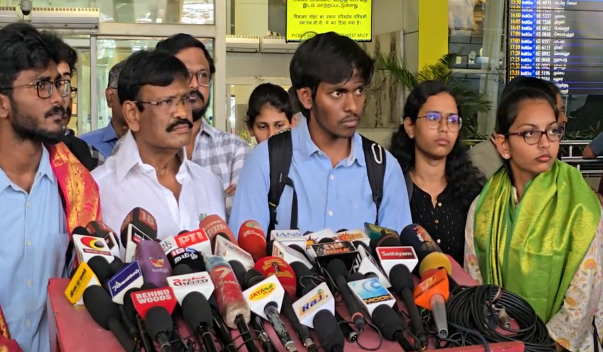  “தாக்குதலுக்கு பயந்து அவசரமாக வெளியேறினோம்” - பஞ்சாப்பில் இருந்து சென்னை திரும்பிய மாணவர்கள் பேட்டி
