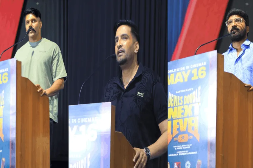  'டெவில்ஸ் டபுள் நெக்ஸ்ட் லெவல்' மிகவும் ஸ்பெஷலாக இருக்கும் - நடிகர் சந்தானம் 